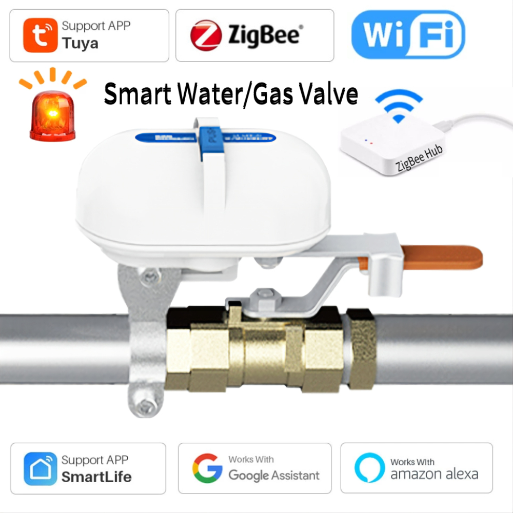 Smart Garden Water - Tuya-Zigbee Válvula De Torneira De Água,