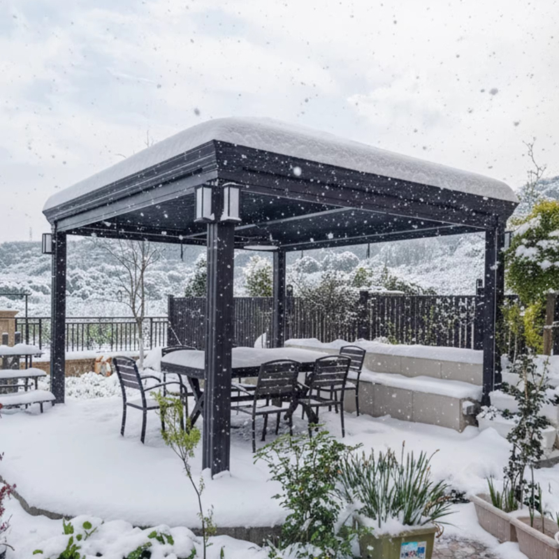Smart Garden Electric Pergola - Pavilhão com persianas elétricas para jardim