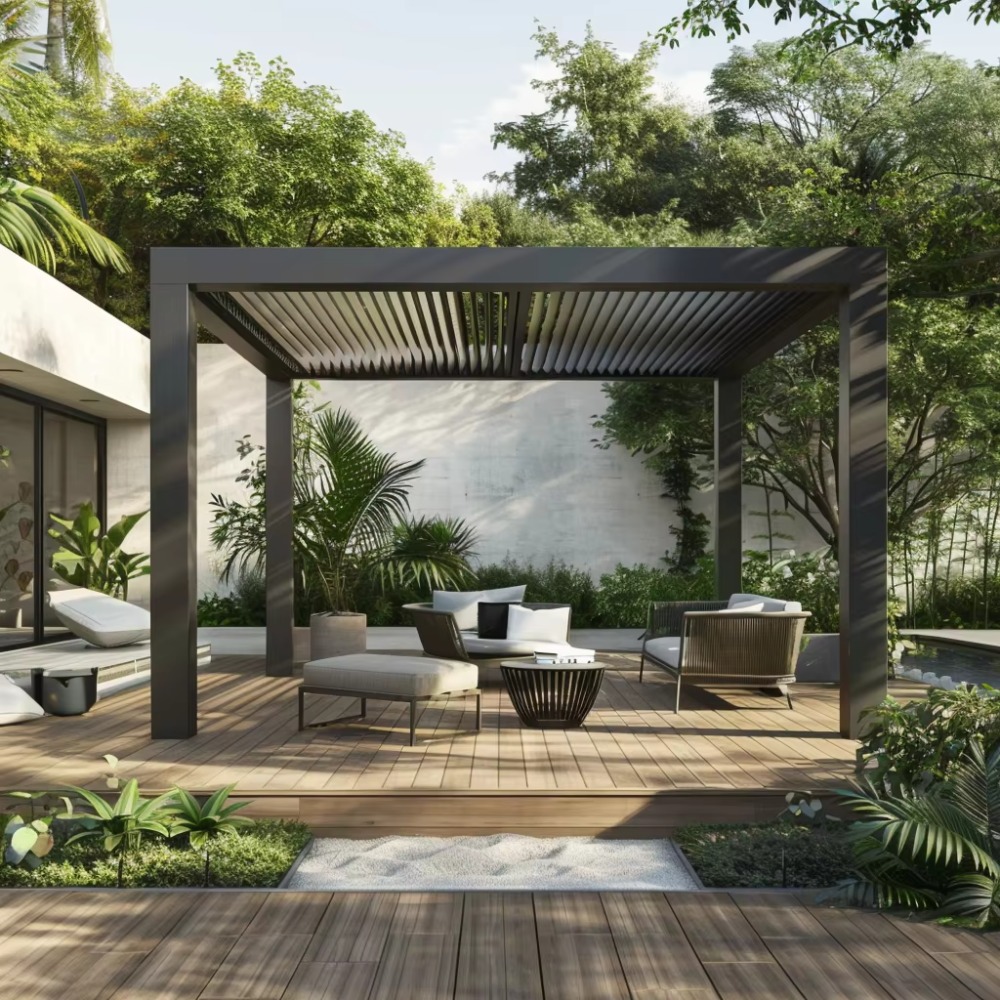 Smart Garden Electric Pergola - Pérgola Elétrica Inteligente de Alumínio com