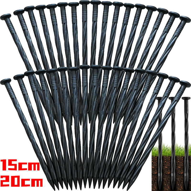 Smart Garden Edging - Estaca Plástica Espiral para Fixação de