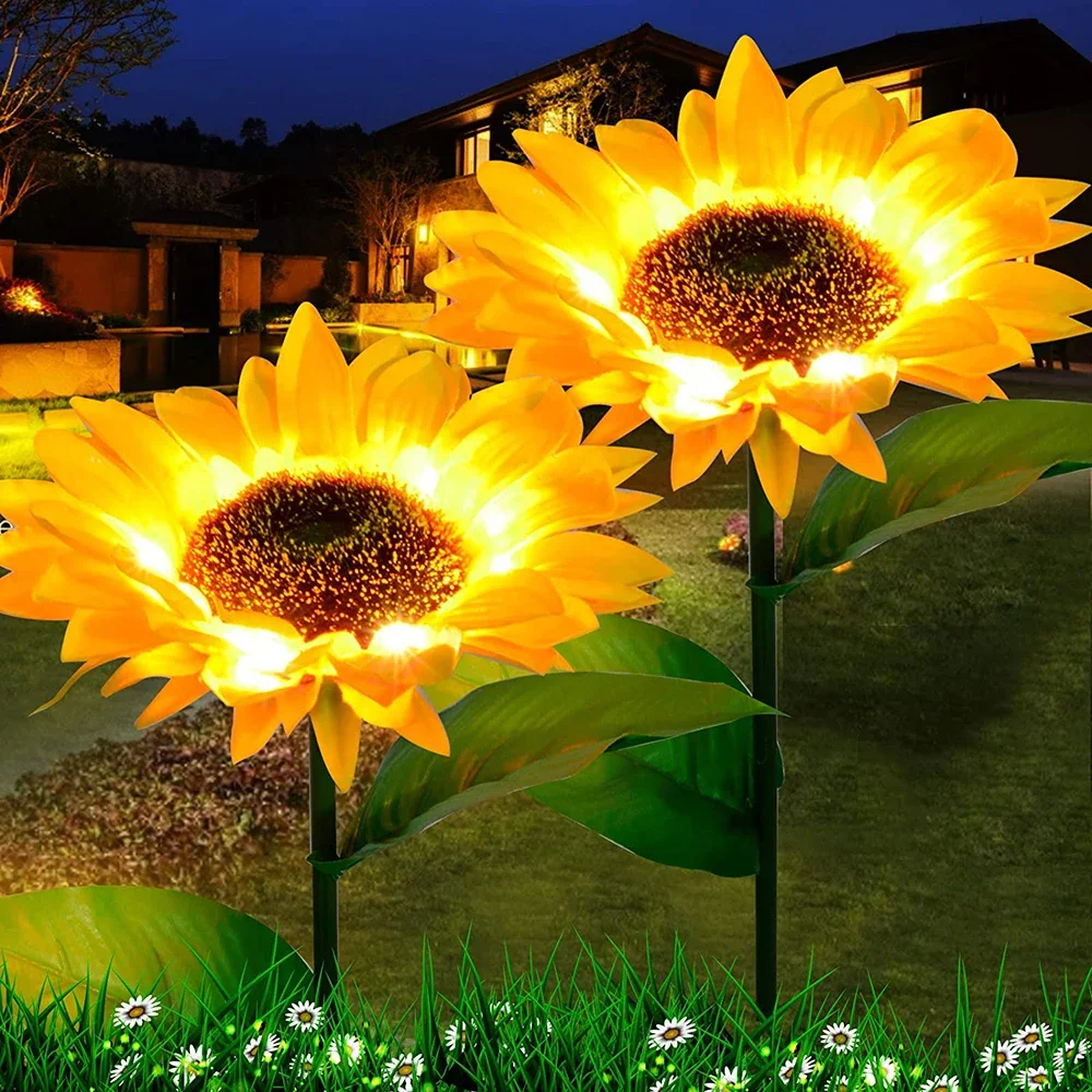 Smart Urban Garden - Simulado girassóis solares ao ar livre