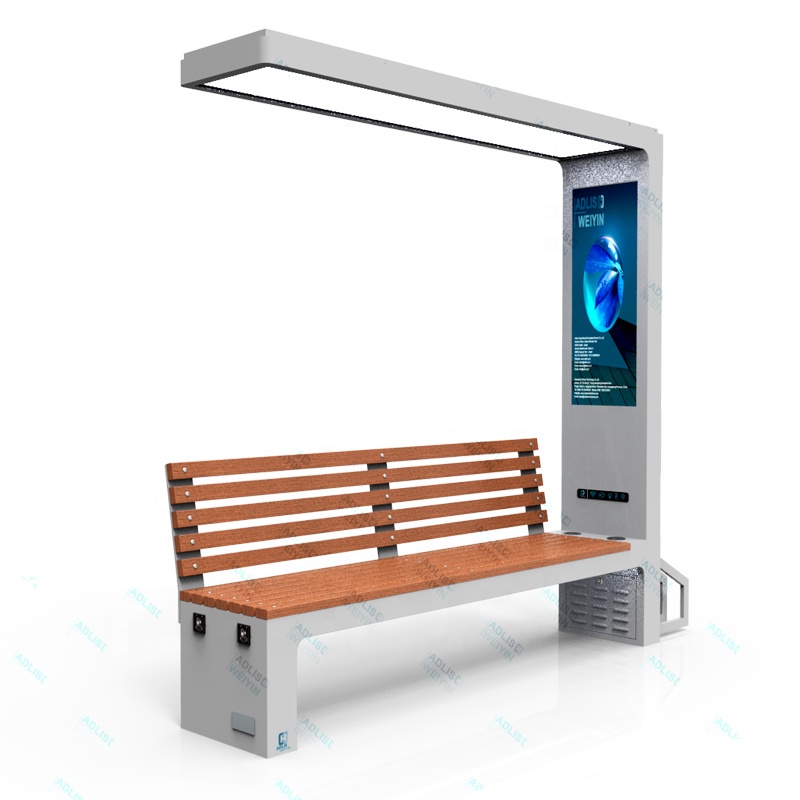 Smart Garden Design - Banco de móveis de jardim solar