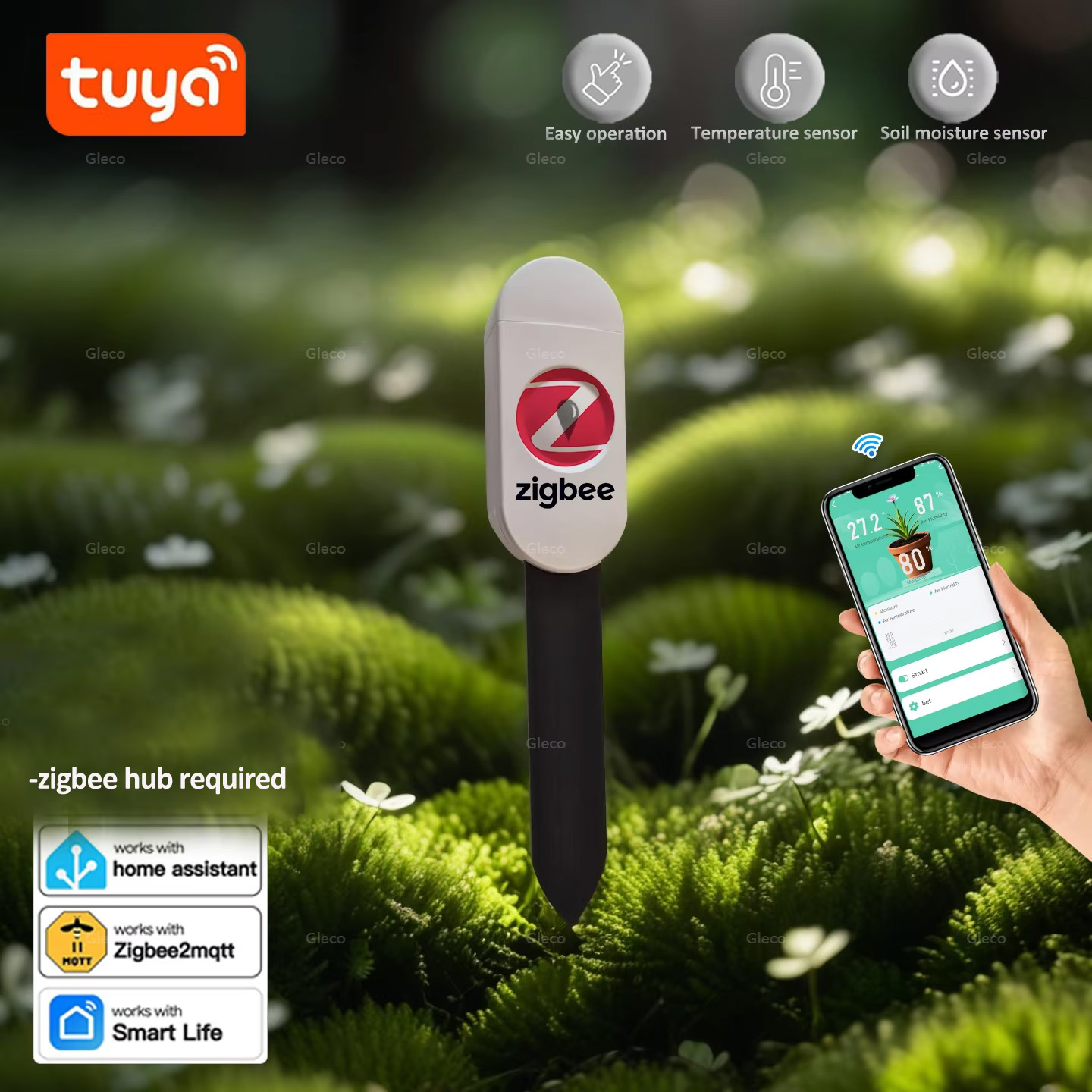 Sensor de Umidade do Solo Tuya - Smart Urban Garden avaliação e preço