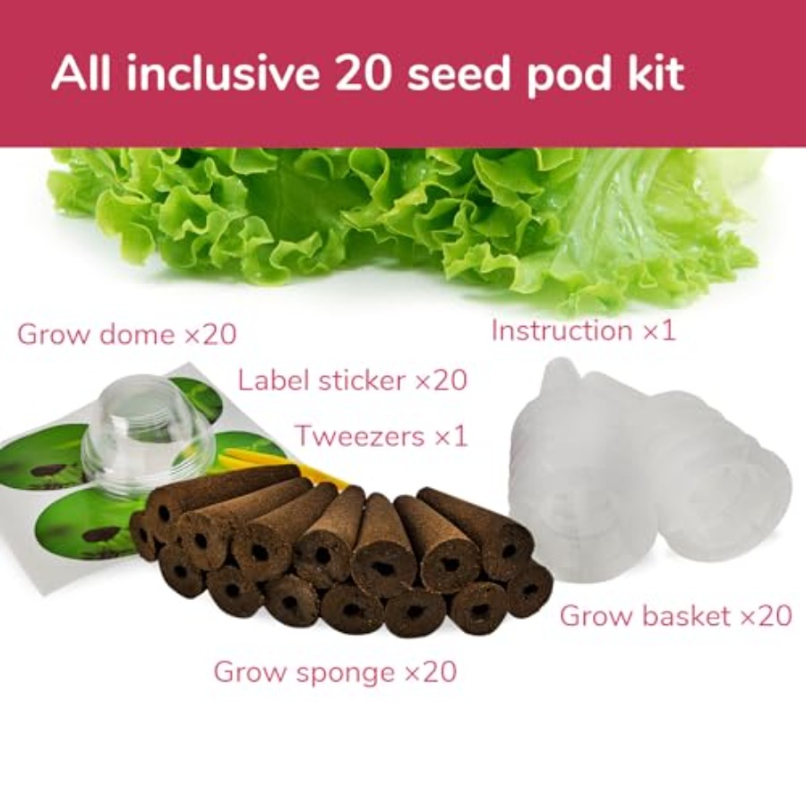 Kit de Sementes com 20 Cápsula - Aerogarden Seed Pod avaliação e preço