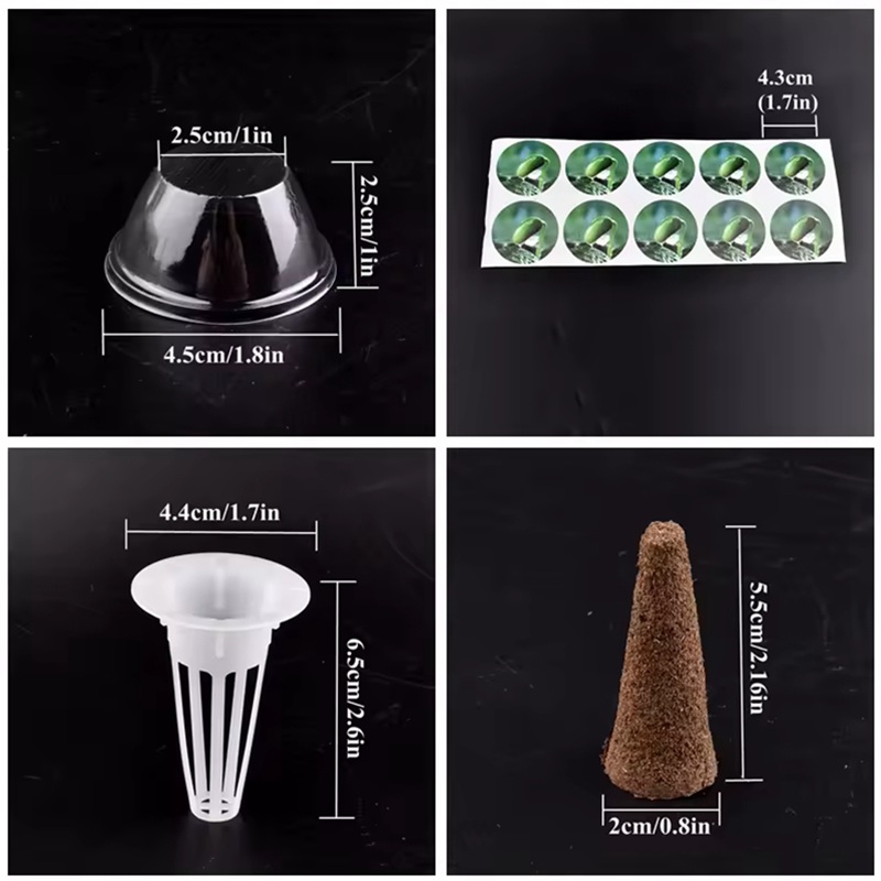 12-24pçs cesta de plantio cres - Aerogarden Seed Pod avaliação e preço