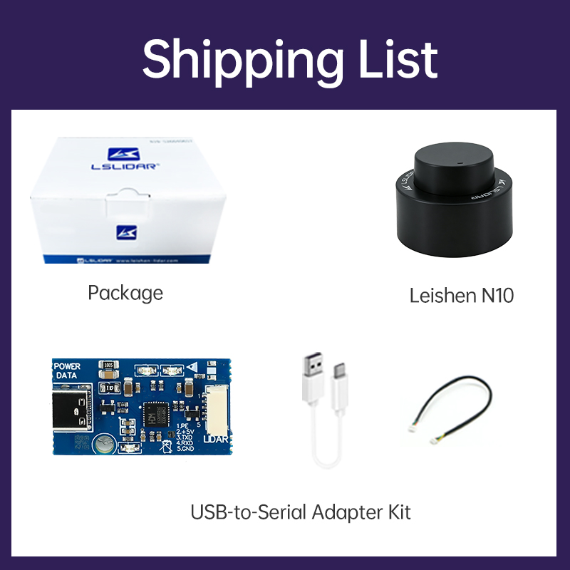 Lslidar N10 360 °   Kit Lidar  - Smart Garden Arduino avaliação e preço
