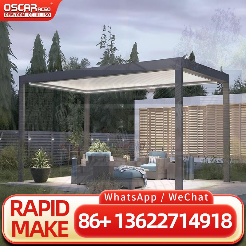 Gazebo Moderno Personalizado e - Smart Garden Electric Pergola avaliação e preço