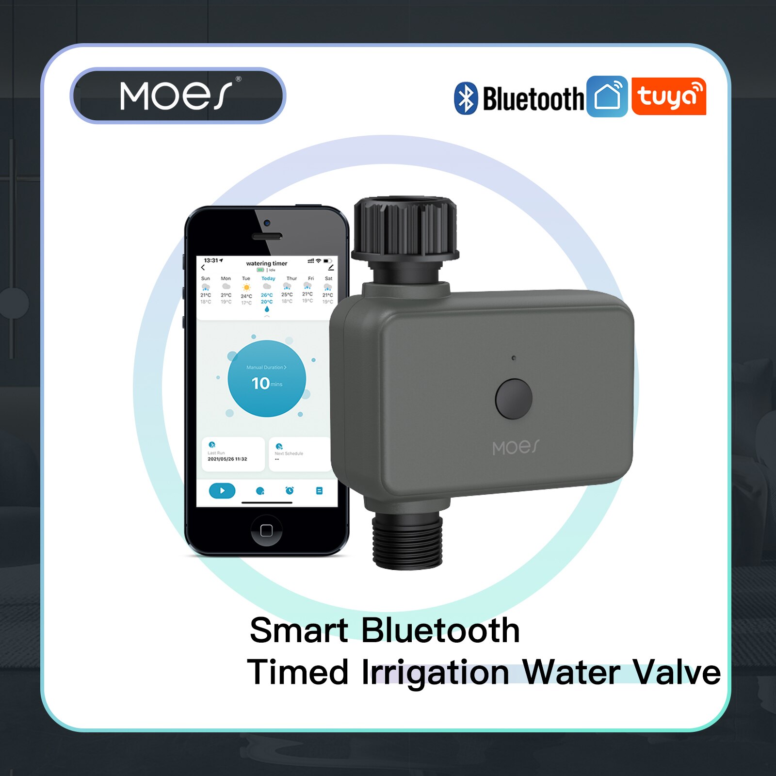 Moes Smart Tuya Bluetooth Wate - Smart Zen Garden avaliação e preço
