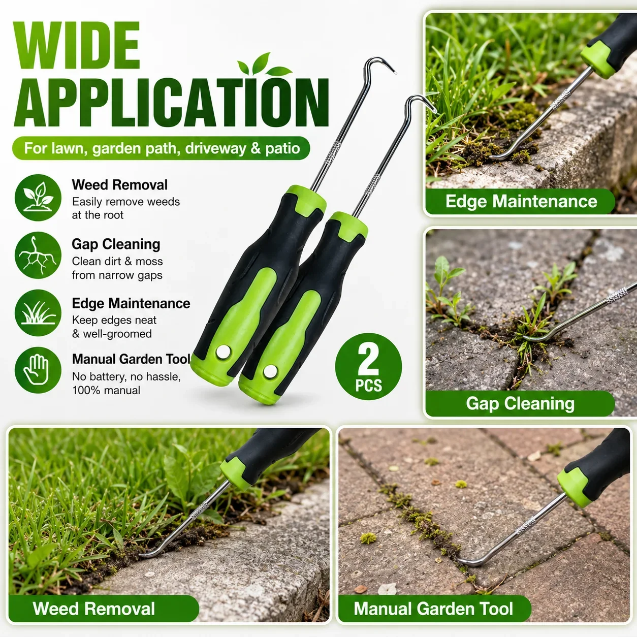 2 Peças Ferramenta Manual de R - Smart Garden Edging avaliação e preço