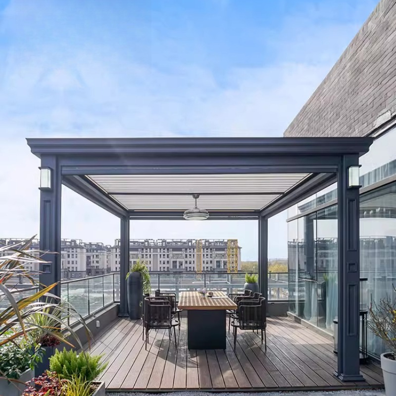 Pavilhão com persianas elétric - Smart Garden Electric Pergola avaliação e preço