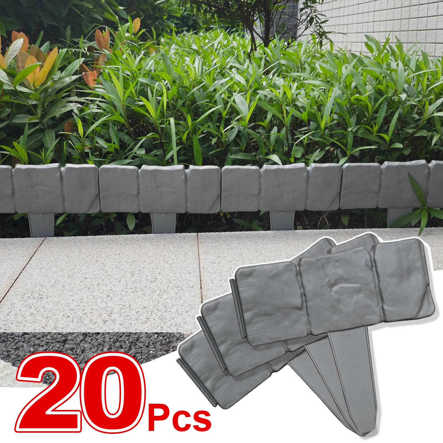 Borda plástica do afiação do j - Smart Garden Edging avaliação e preço