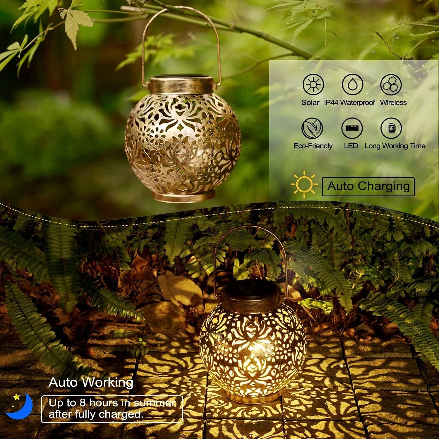 1-6PCS Lanternas Solares Marro - Smart Zen Garden avaliação e preço