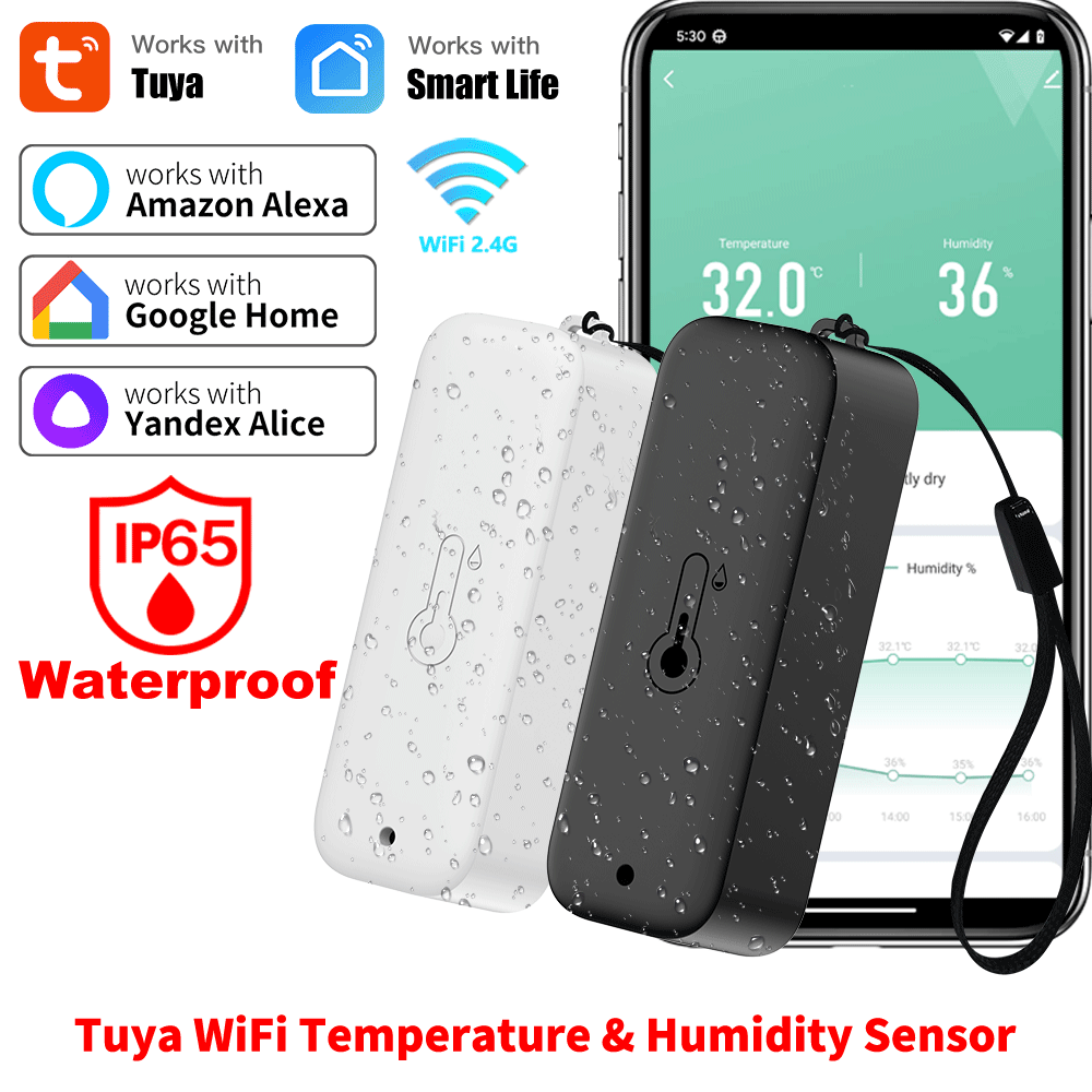 Tuya wifi ip65 sensor de umida - Smart Garden Arduino avaliação e preço