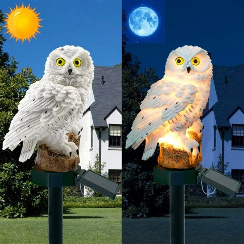 Estátua de Coruja Solar com Lu - Smart Zen Garden avaliação e preço